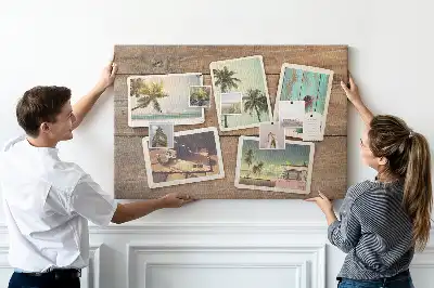 Tablou din plută pentru poze tip polaroid