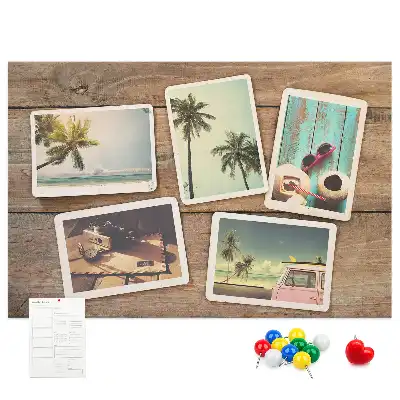 Tablou din plută pentru poze tip polaroid