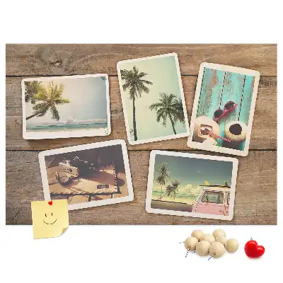 Tablou din plută pentru poze tip polaroid