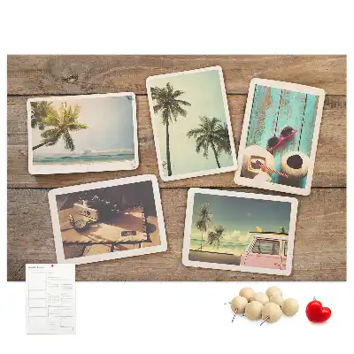Tablou din plută pentru poze tip polaroid