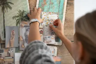 Tablou din plută pentru poze tip polaroid