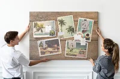 Tablou din plută pentru poze tip polaroid