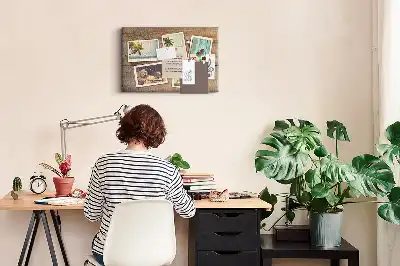 Tablou din plută pentru poze tip polaroid
