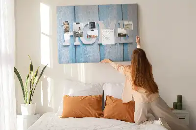 Tablă din plută cu inscripția Home