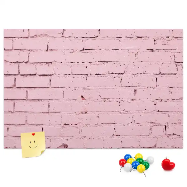 Tablă de plută cu model cărămidă pentru perete