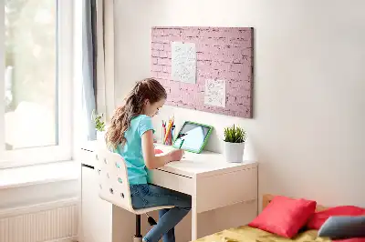 Tablă de plută cu model cărămidă pentru perete