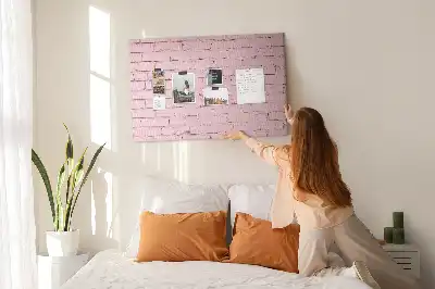 Tablă de plută cu model cărămidă pentru perete