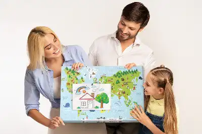 Panou din plută Hartă a lumii Culturi