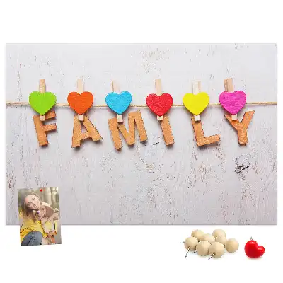 Tablă din plută cu inscripție de familie