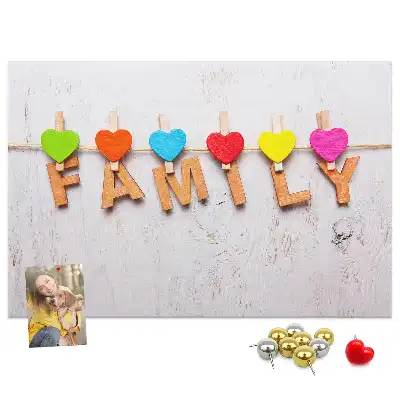 Tablă din plută cu inscripție de familie