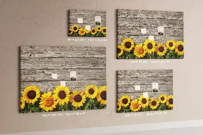 Panou de plută Floarea-soarelui