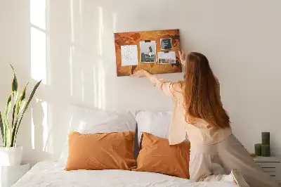 Panou din plută reprezentând harta lumii
