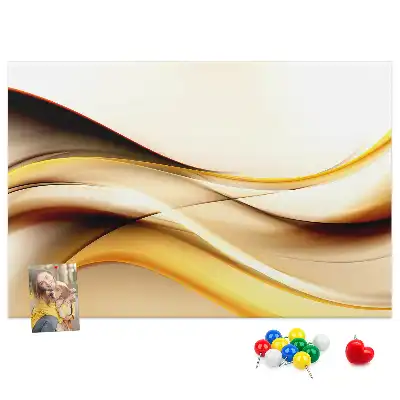 Tablou din plută cu motiv abstract val