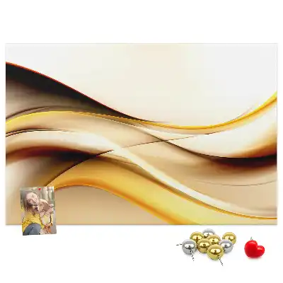 Tablou din plută cu motiv abstract val