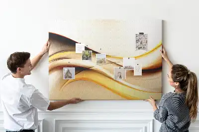 Tablou din plută cu motiv abstract val