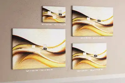 Tablou din plută cu motiv abstract val