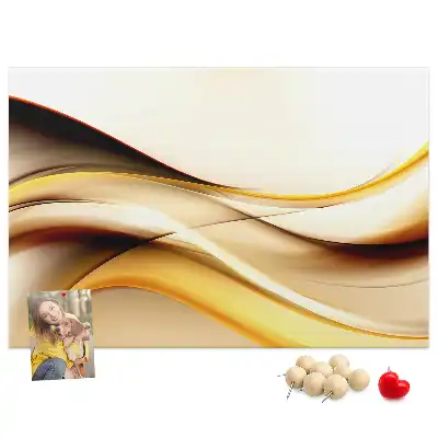 Tablou din plută cu motiv abstract val