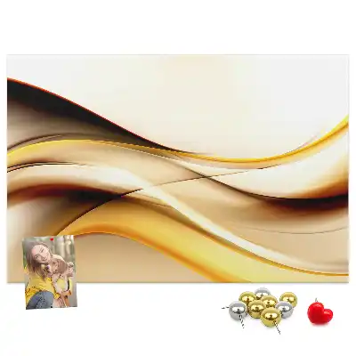 Tablou din plută cu motiv abstract val