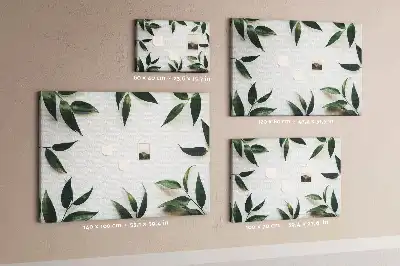 Panou din plută cu ramă decorată cu frunze