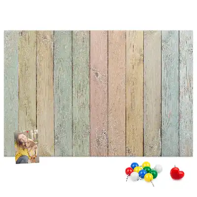 Panou plută Scânduri colorate