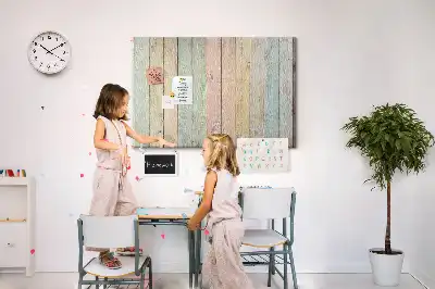 Panou plută Scânduri colorate