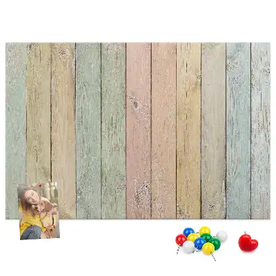 Panou plută Scânduri colorate