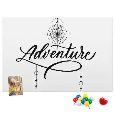 Panou din plută cu motiv de călătorie Adventure