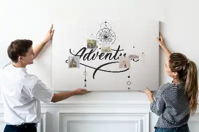 Panou din plută cu motiv de călătorie Adventure
