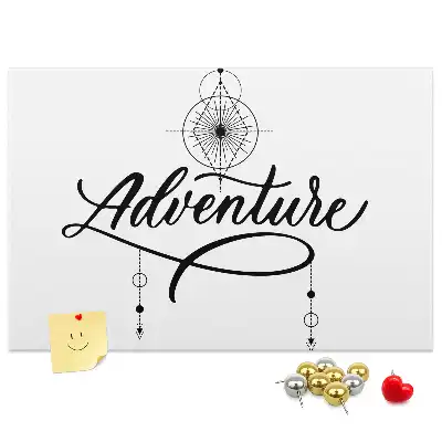 Panou din plută cu motiv de călătorie Adventure