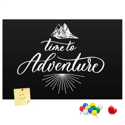 Tablă din plută Gând despre călătorii și aventuri