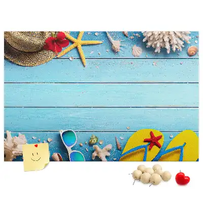 Panou din plută cu accesorii decorative maritime