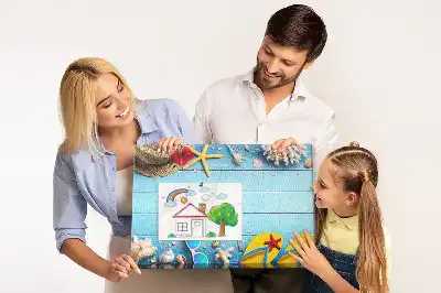 Panou din plută cu accesorii decorative maritime