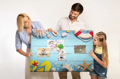 Panou din plută cu tematică marinărească mare