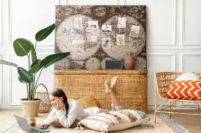 Tablă din plută Atlas cu design rustic