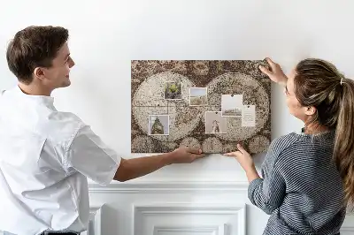Tablă din plută Atlas cu design rustic