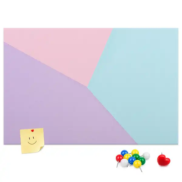 Tablă din plută model pastel