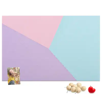 Tablă din plută model pastel