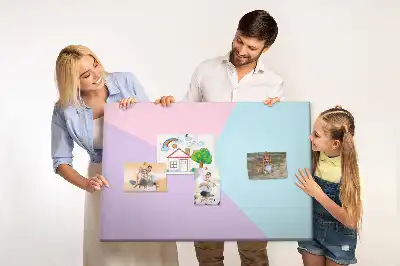 Tablă din plută model pastel