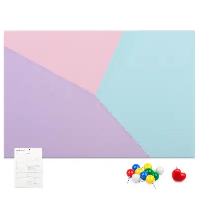 Tablă din plută model pastel