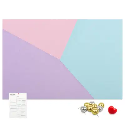Tablă din plută model pastel