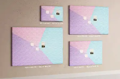 Tablă din plută model pastel