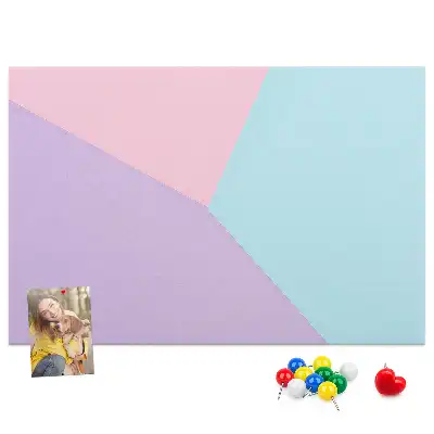 Tablă din plută model pastel