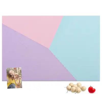 Tablă din plută model pastel