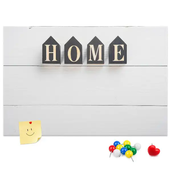 Panou din plută pentru decor cu text Home
