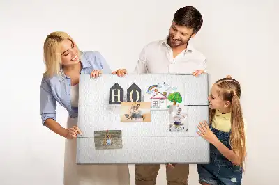 Panou din plută pentru decor cu text Home