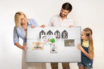 Panou din plută pentru decor cu text Home