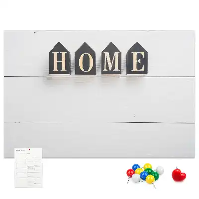 Panou din plută pentru decor cu text Home