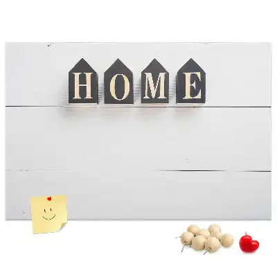 Panou din plută pentru decor cu text Home