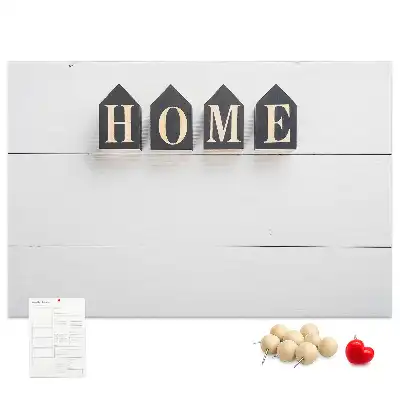 Panou din plută pentru decor cu text Home