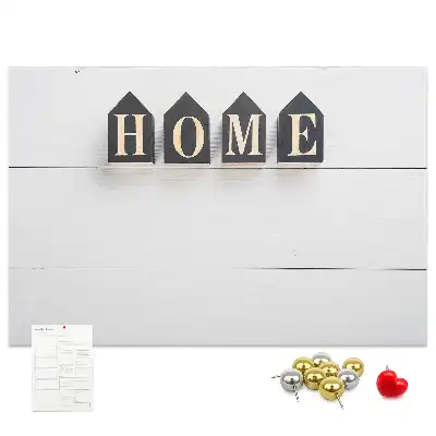 Panou din plută pentru decor cu text Home